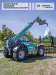The brochure of the large telehandlers of Kramer.