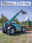 The brochure of the large telehandlers of Kramer.