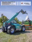 The brochure of the large telehandlers of Kramer.