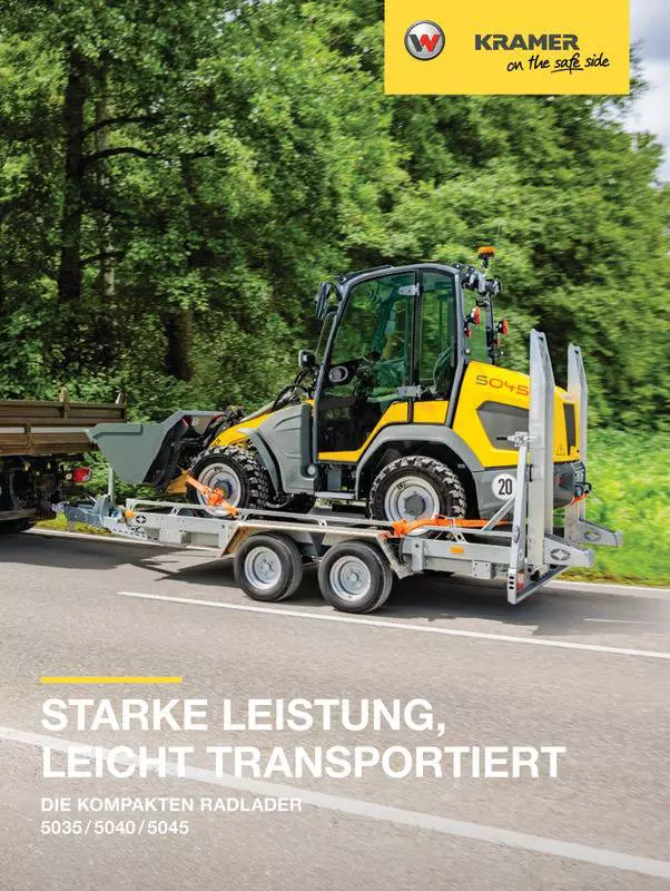 STARKE LEISTUNG, LEICHT TRANSPORTIERT