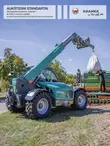 The brochure of the large telehandlers of Kramer.