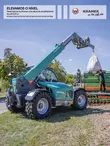 The brochure of the large telehandlers of Kramer.