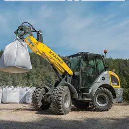 The Kramer wheel loader 5075, 5085 and 5095 in one brochure.