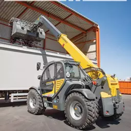 The brochure of the large telehandlers of Kramer.