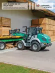 The brochure of the small wheel and telescopic wheel loaders of Kramer. 