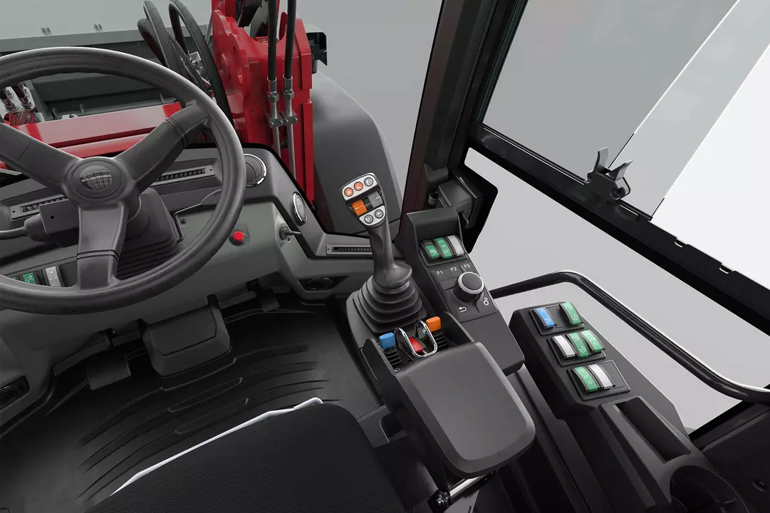 Weidemann wheel loader 9080 cabin with console, studio
