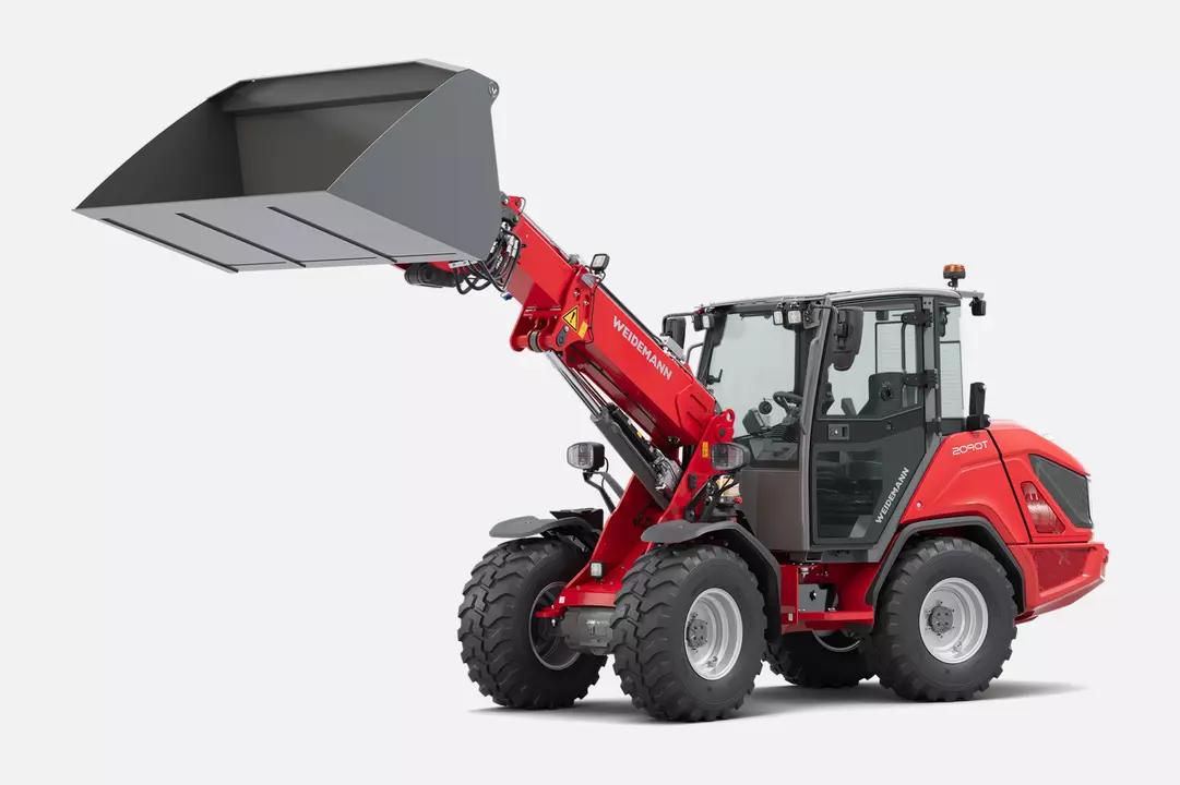 Weidemann Teleskop Rad Lader 2090T Kabine mit Leichtgewicht Ladeschaufel, studio