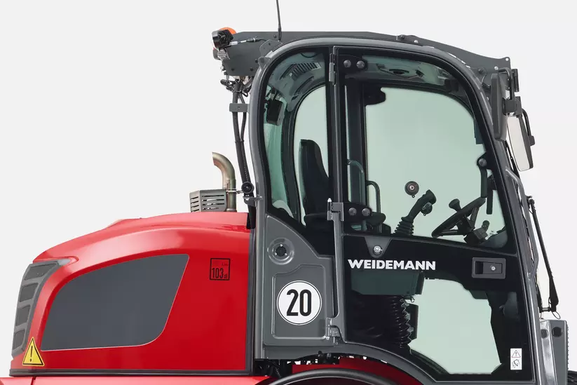 Weidemann Teleskopradlader 4080T, Kabine