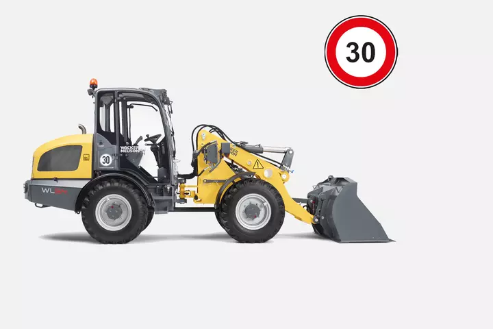 Wacker Neuson wheel loader WL54, Speed 30 km/h