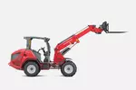 Weidemann telescopic wheel loader 2060T overhead guard with pallet fork, studio