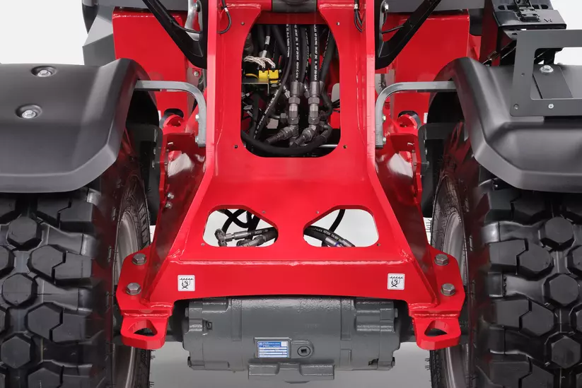 Weidemann  telescopic wheel loader 2060T, 3060T, 4060T in studio, Service access front end