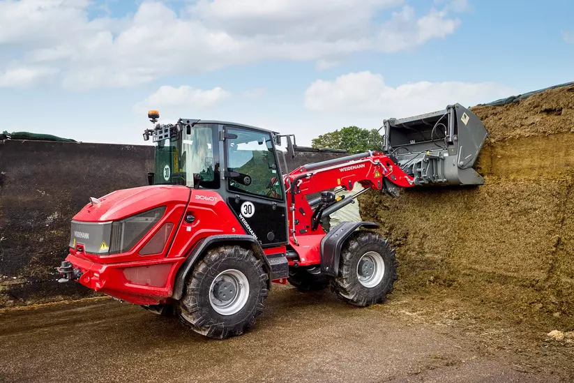 Weidemann Teleskopradlader 3060T im Studio, Hohe Hydraulikleistung