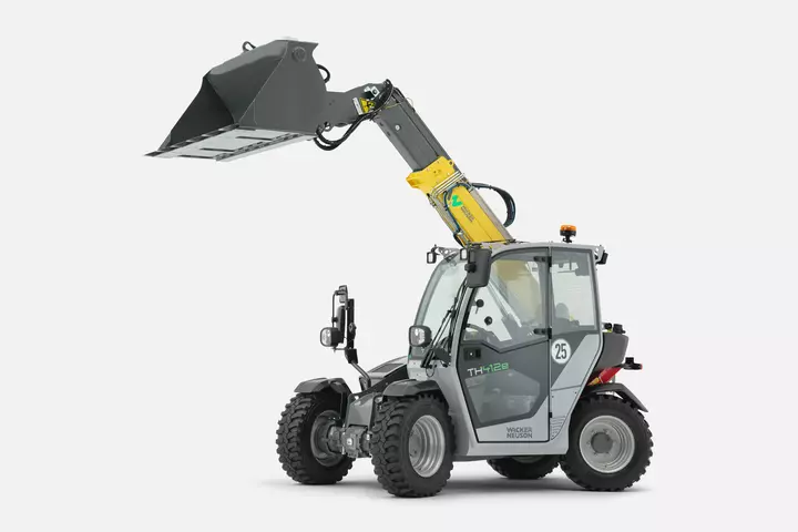 Wacker Neuson Teleskoplader TH412e Laufzeit, Studio