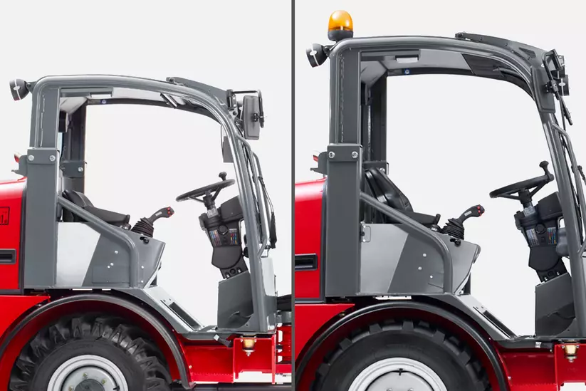 Weidemann wheel loader, telescopic wheel loader 2080LPT, 2080LP, 3080LPT, 3080LP, Overhead guard LP machines