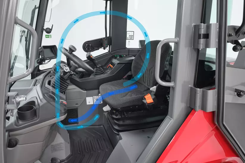 Weidemann Radlader 2060, 3060, 4060 im Studio, Klimaanlage