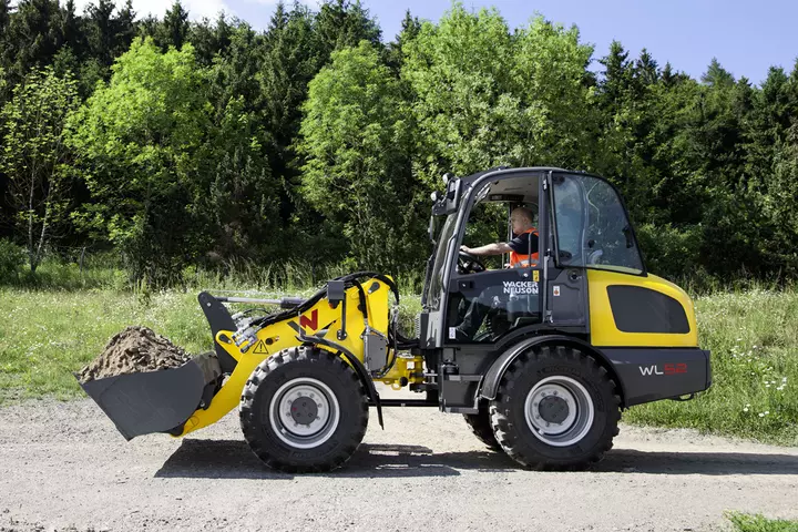 Wacker Neuson wheel loader WL25, Low front carriage