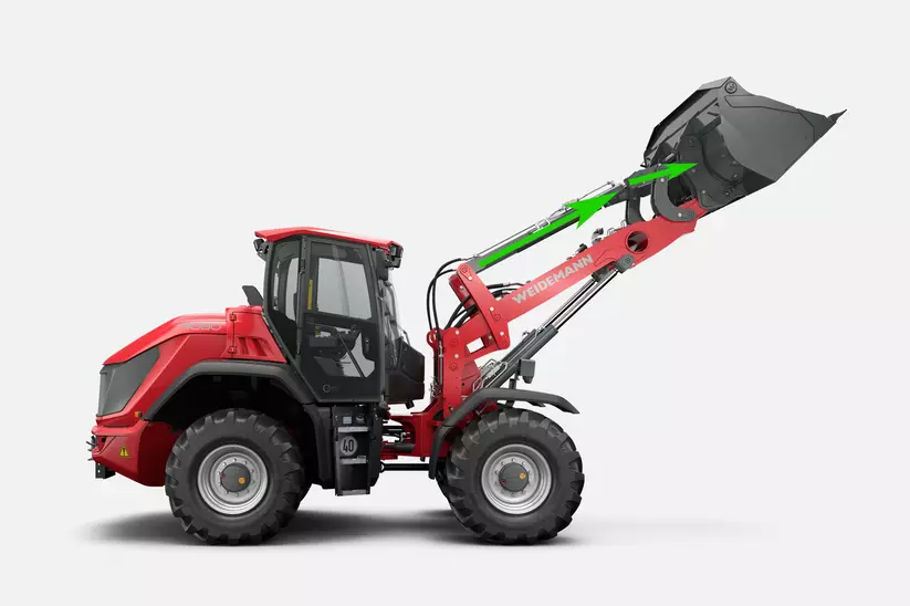 Weidemann wheel loader 9080, P-kinematic