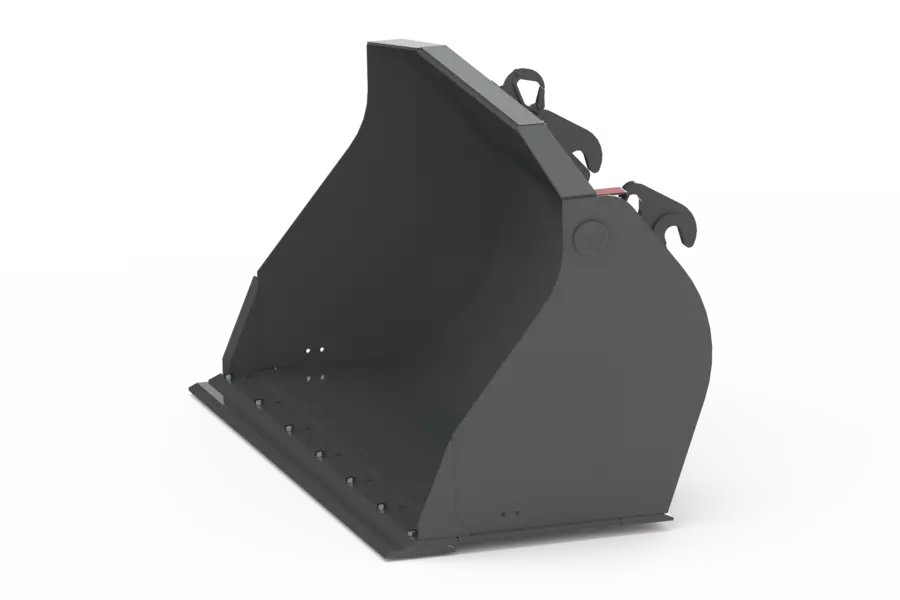 Wacker Neuson attachments, digging bucket with interchangeable cutting edge
