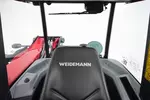 Weidemann telehandler T7035 cabin with view to the rear, studio