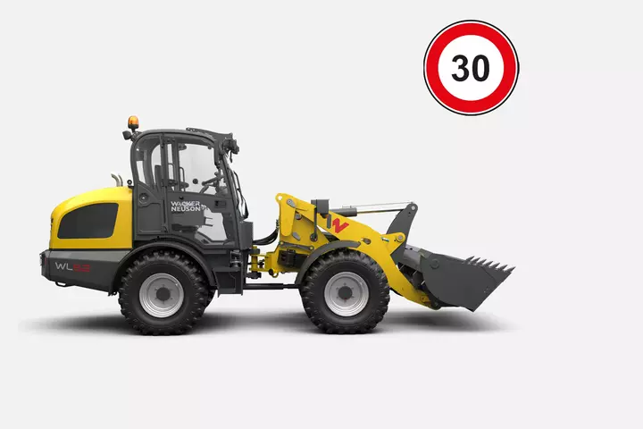 Wacker Neuson wheel loader WL52, Speed 30 km/h