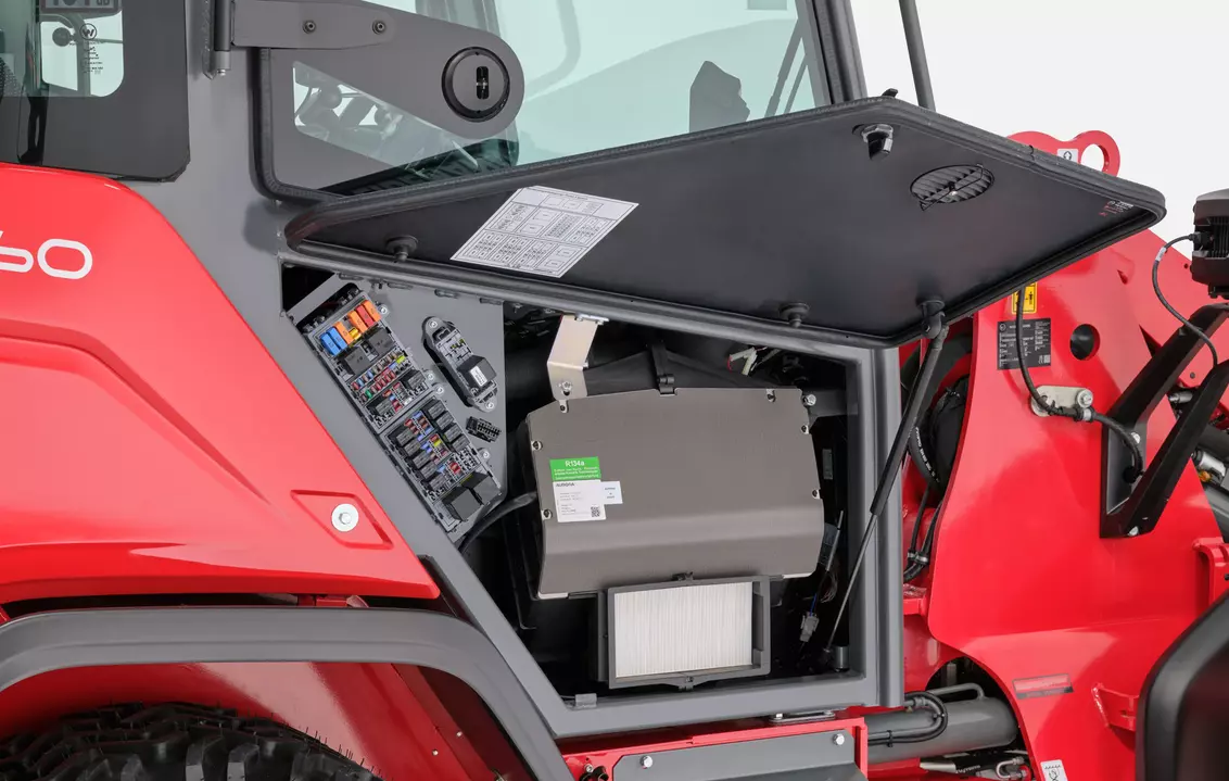 Weidemann Radlader 2060, 3060, 4060, Klappe Sicherung Luftfilter, Studio