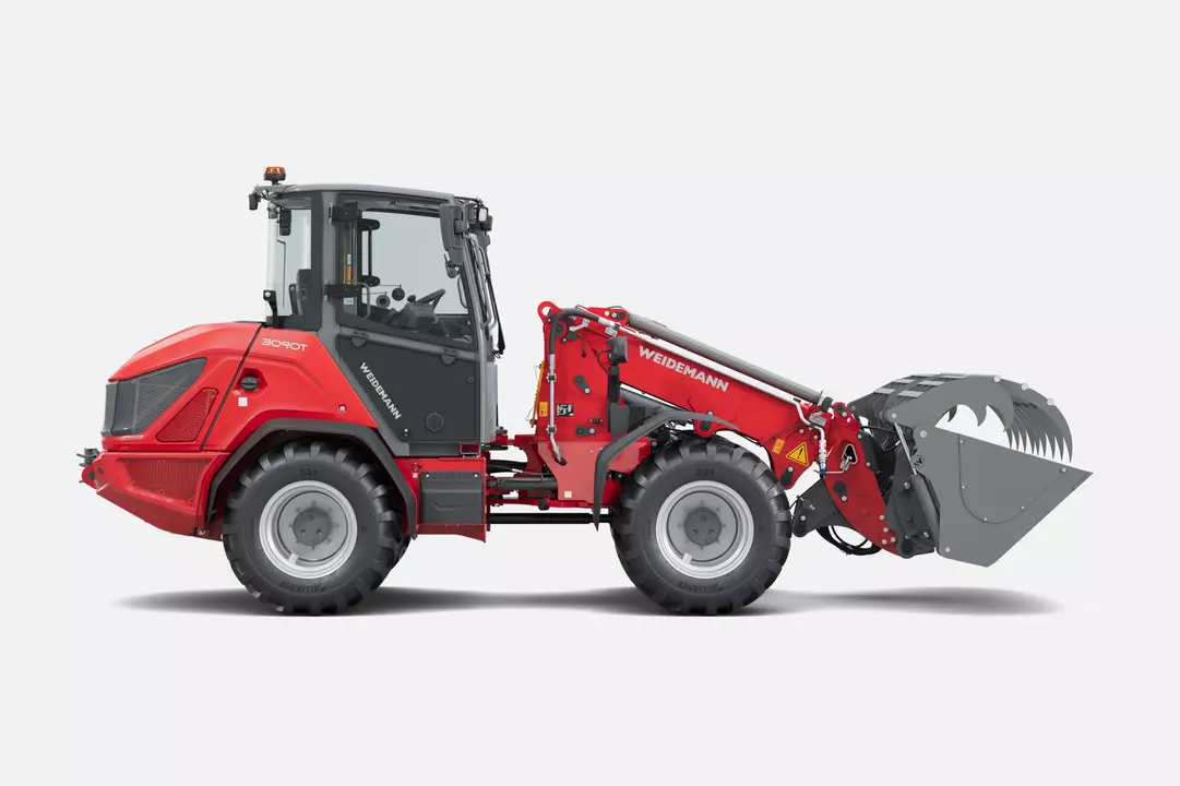 Weidemann Teleskop Rad Lader 3090T mit Scheren Greifer, studio