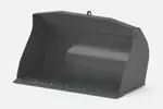 Weidemann attachment earth bucket with interchangeable cutting edge, Studio