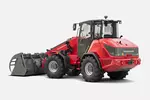 Weidemann telescopic wheel loader 3060T with shear grab, studio
