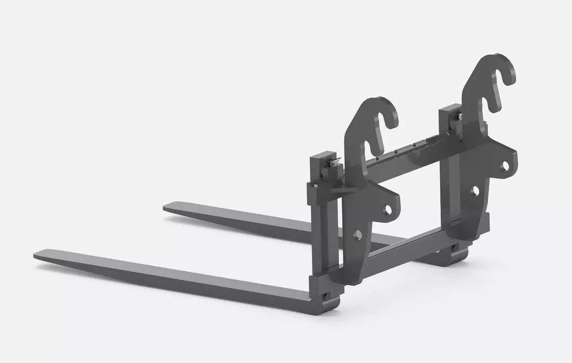 Weidemann attachment Pallet fork, Studio