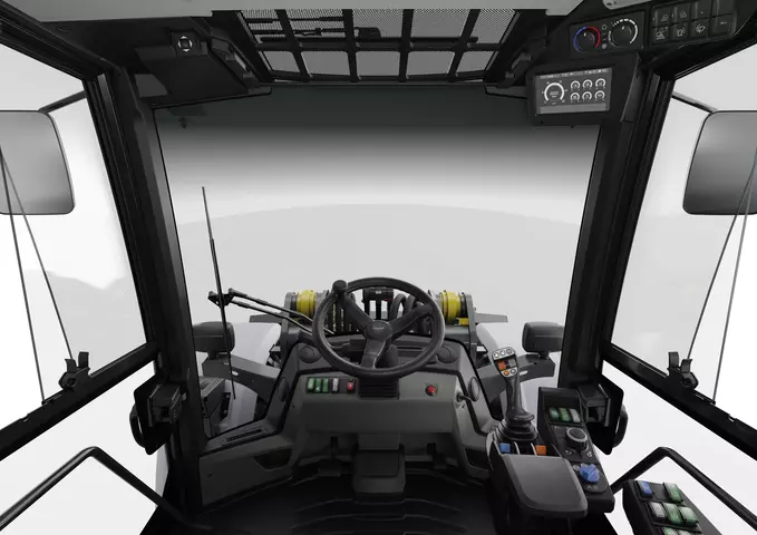 Die Kramer Radlader verfügen über eine 360° Rundumsicht. 