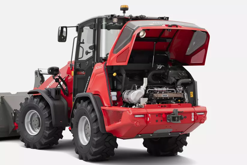 Weidemann Radlader 3060 im Studio, Ausstattung