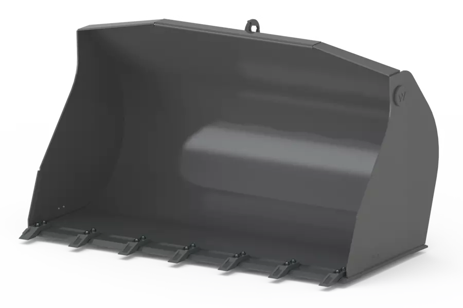 Wacker Neuson attachments, digging bucket with fangs