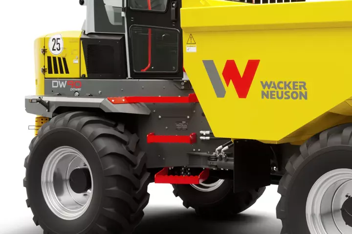 Access in signal color of the DW90