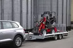 Weidemann Hoftrac 1140 Anhängertransport, Einsatz
