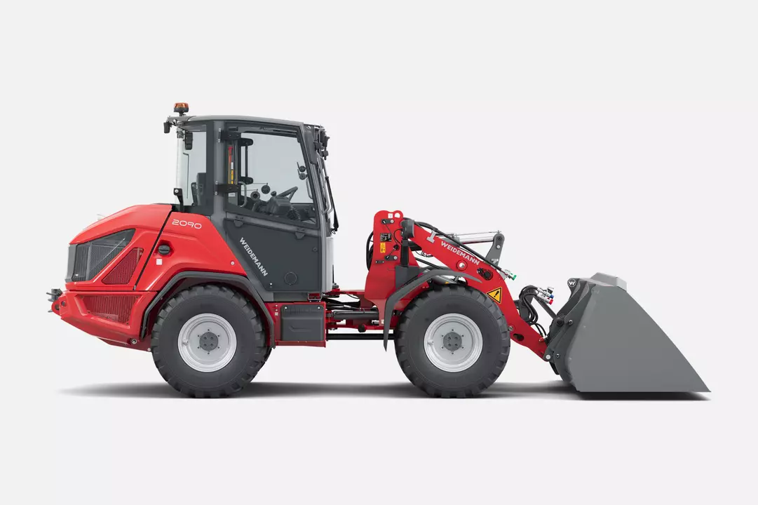 Weidemann Radlader 2090 Kabine mit Leichtgewicht Kübel, studio