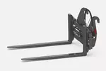 Weidemann attachment Pallet fork with hydraulically adjustable tines and side shift, Studio