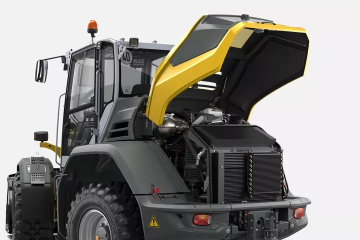 Wacker Neuson wheel loader WL95, WL110, Service accessibility