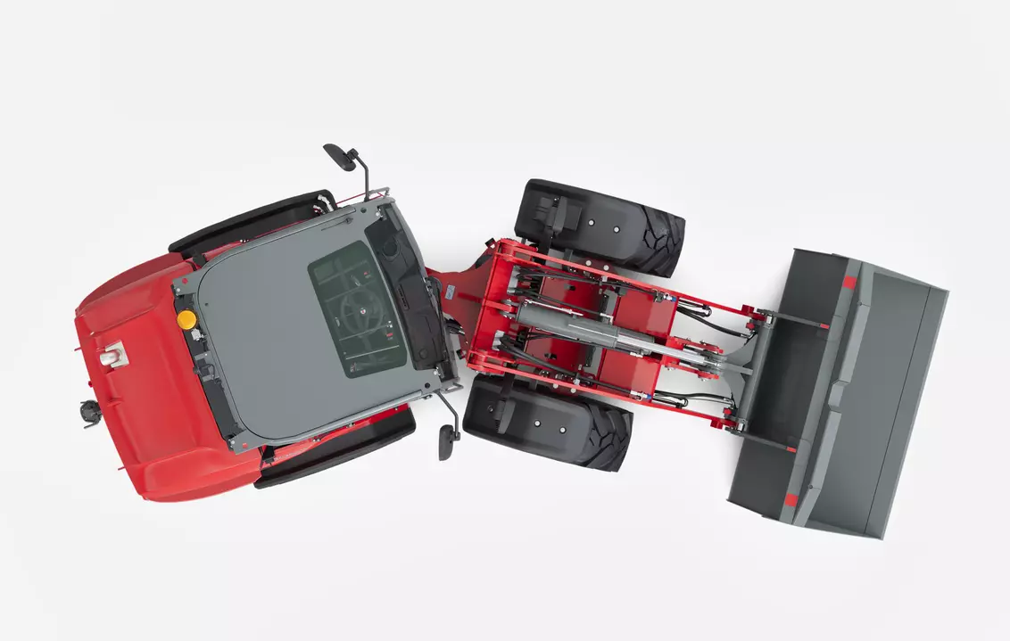 Weidemann Radlader 3060 mit Leichtgutschaufel, Studio