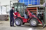 Weidemann Hoftrac 1190e Kabine, Ladevorgang, Einsatz