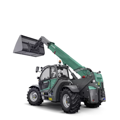 The Kramer telehandler KT559 in a studio.