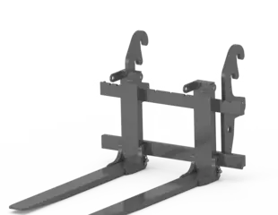 Wacker Neuson attachment, Fold-down pallet fork