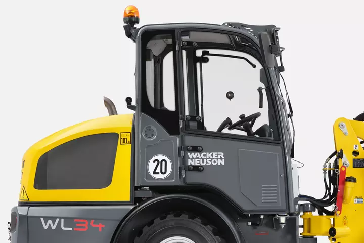 Wacker Neuson wheel loader WL34, Cabin