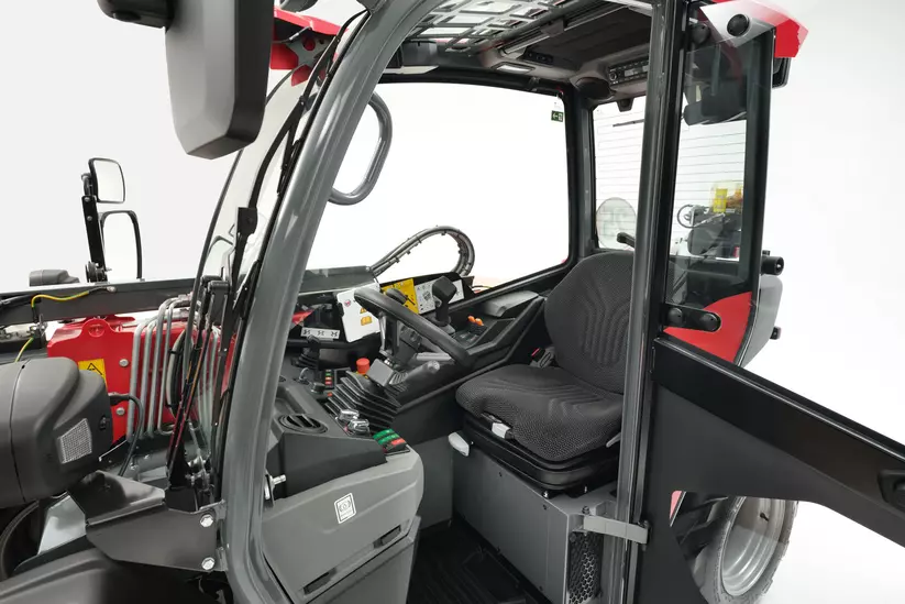 Weidemann Teleskoplader T4512e ergonomischer Arbeitsplatz, Studio