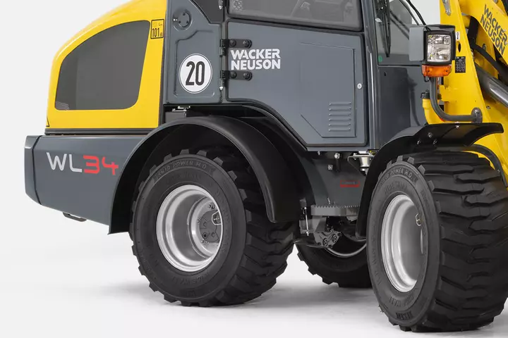 Wacker Neuson wheel loader WL34, easy entry