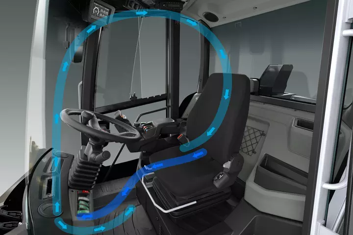 Wacker Neuson wheel loader WL95, WL110, Automatic air conditioning