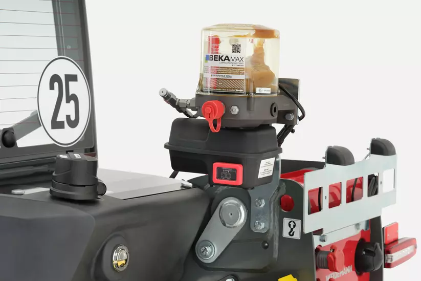 Weidemann Teleskoplader T4512e Zentralschmieranlage, Studio