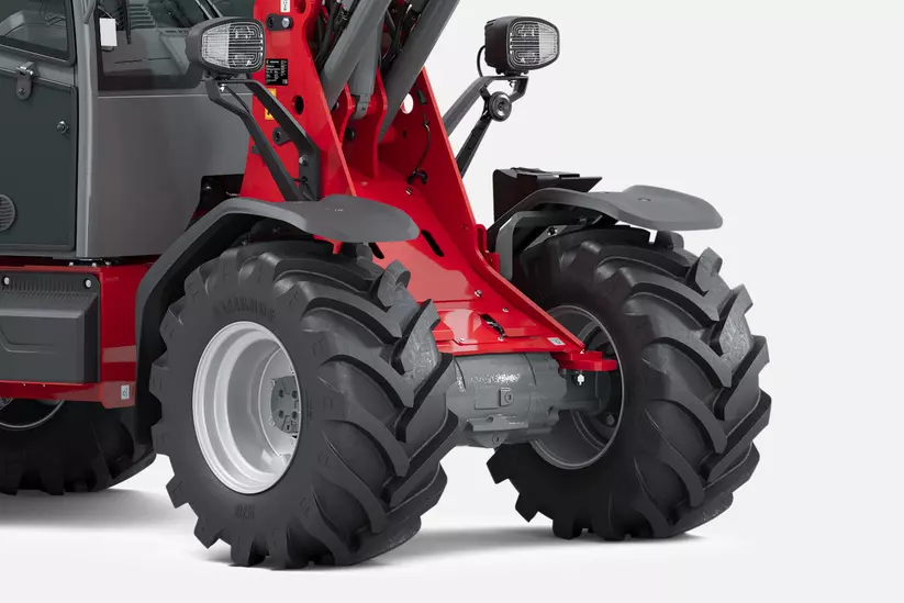 Weidemann Radlader 2060 im Studio, Differentialsperre