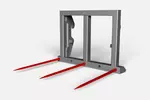 Weidemann attachment Bale spear, Studio