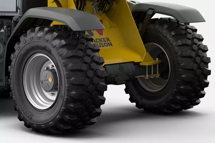 Wacker Neuson wheel loader WL95, WL110, differential lock