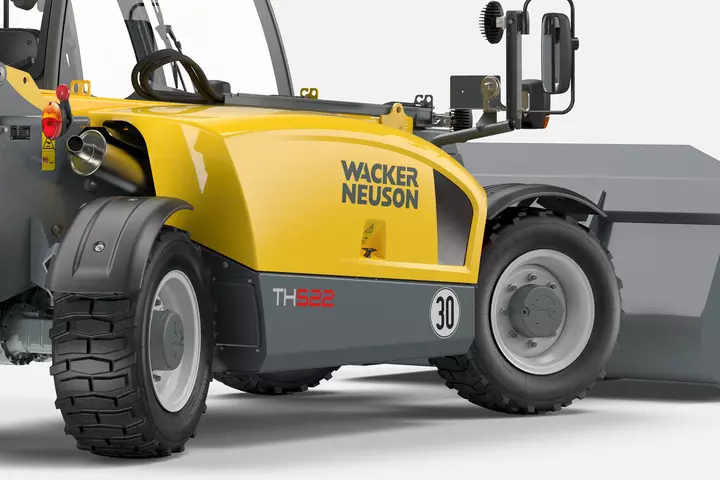 Wacker Neuson telehandler TH522, bonnet